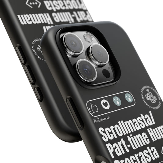 Virtuosoh Scrollmasta Tough Phone Case for iPhone -Black