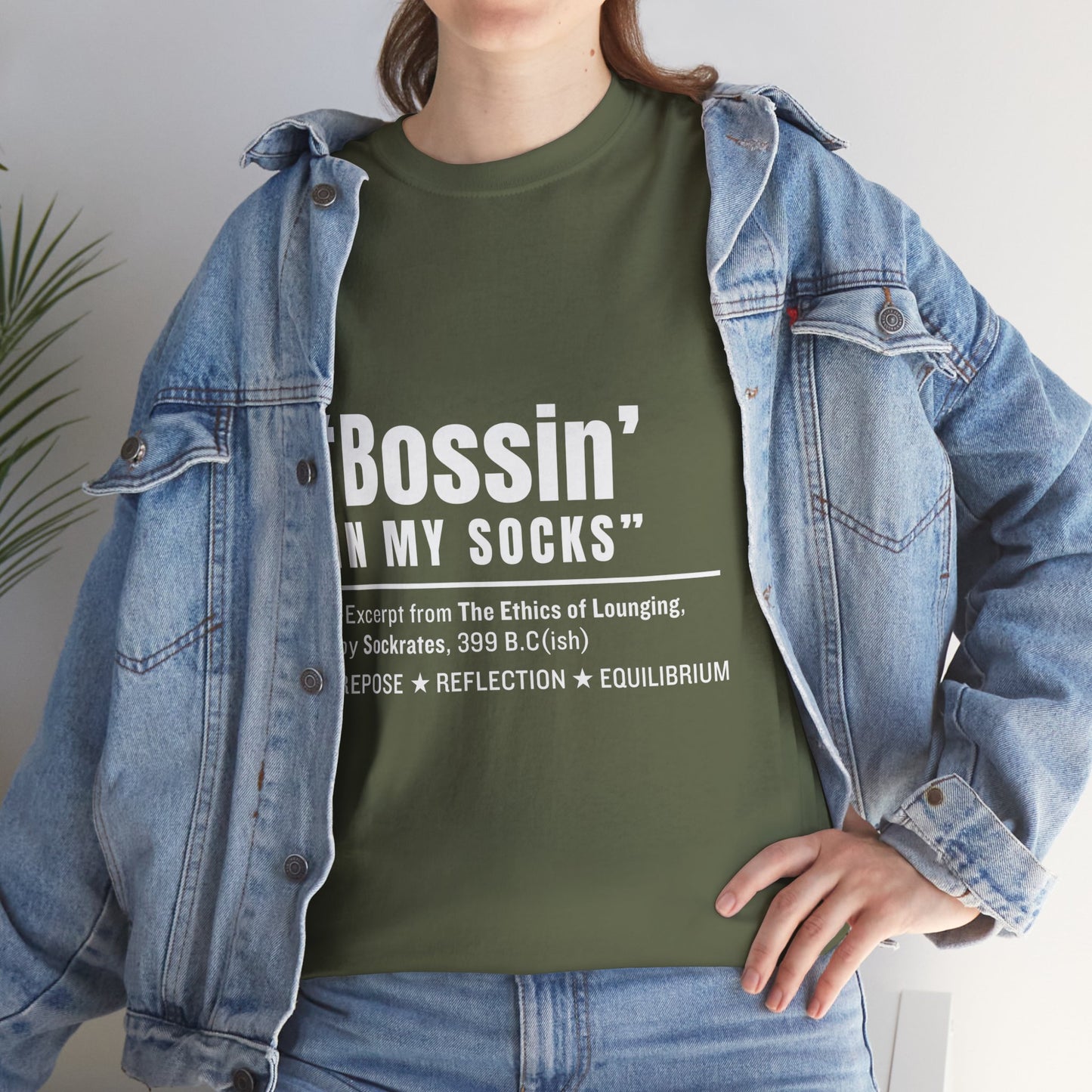 Virtuosoh Bossin' in My Socks Unisex Heavy Cotton T-shirt