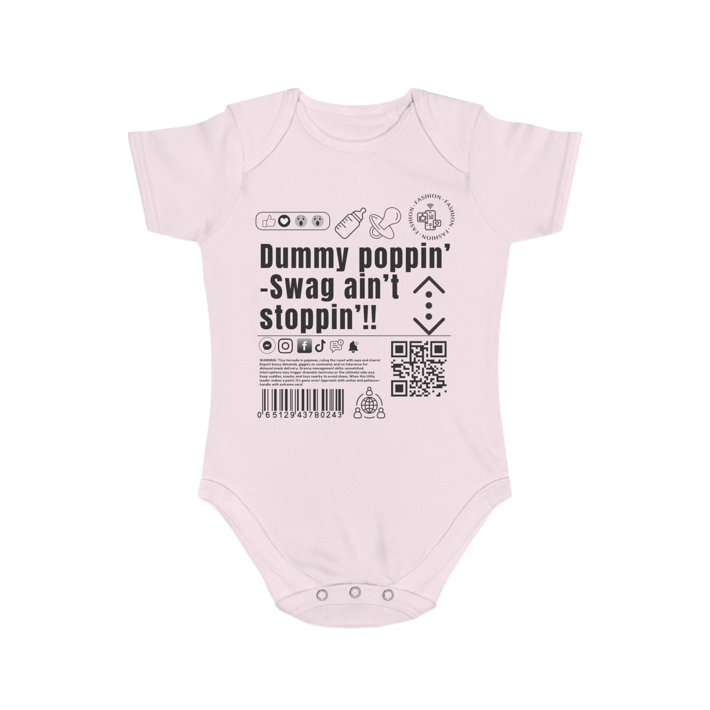Virtuosoh Baby Dummy Poppin' Babysuit