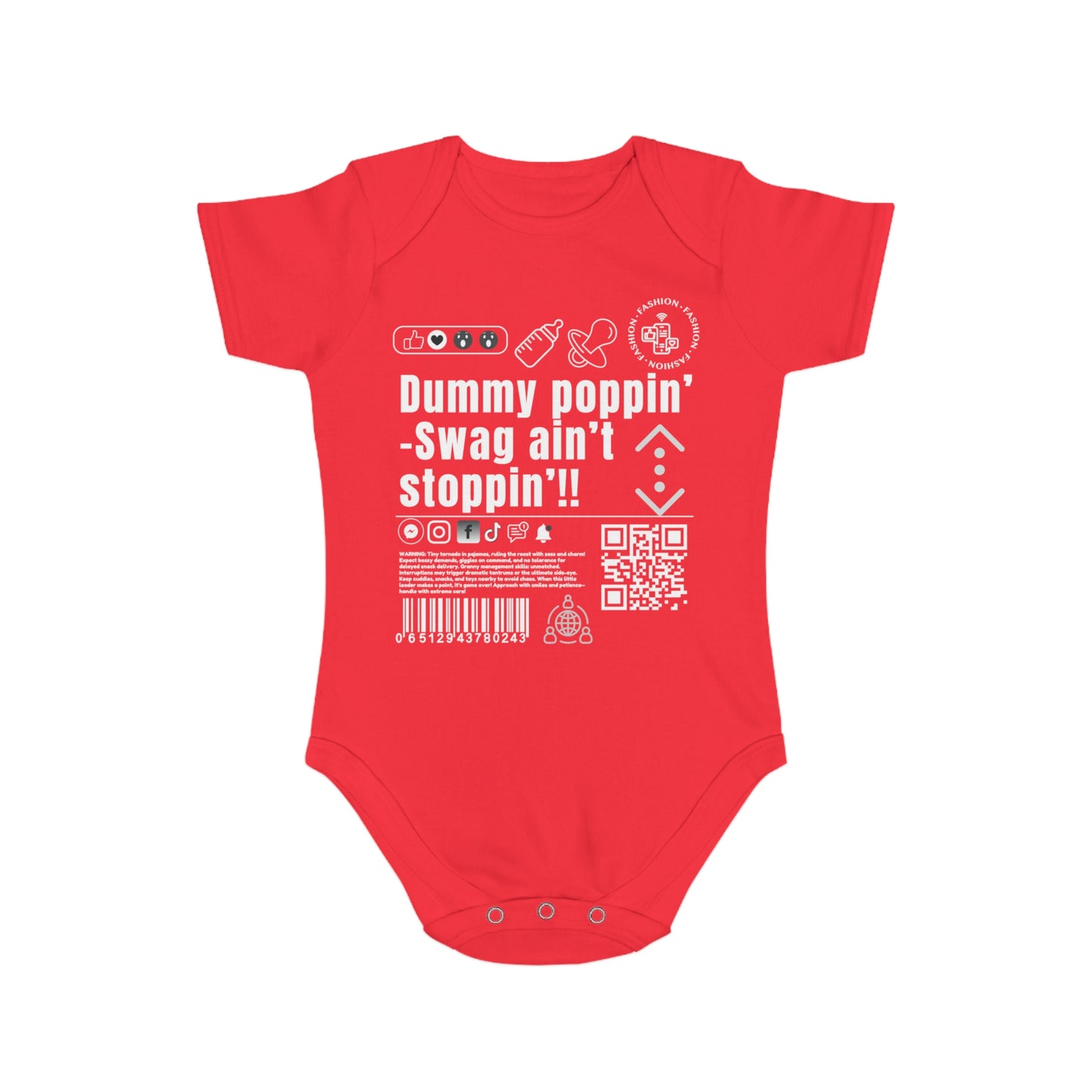 Virtuosoh Baby Dummy Poppin' Babysuit