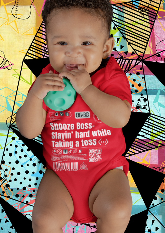 Virtuosoh Baby Snooze Boss Babysuit