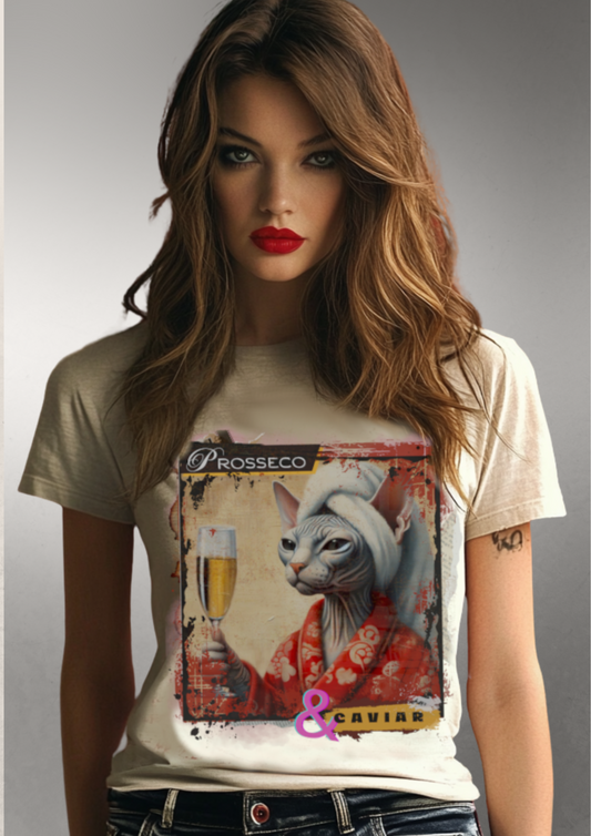 Virtuosoh Prosseco &  Caviar Unisex Softstyle T-Shirt