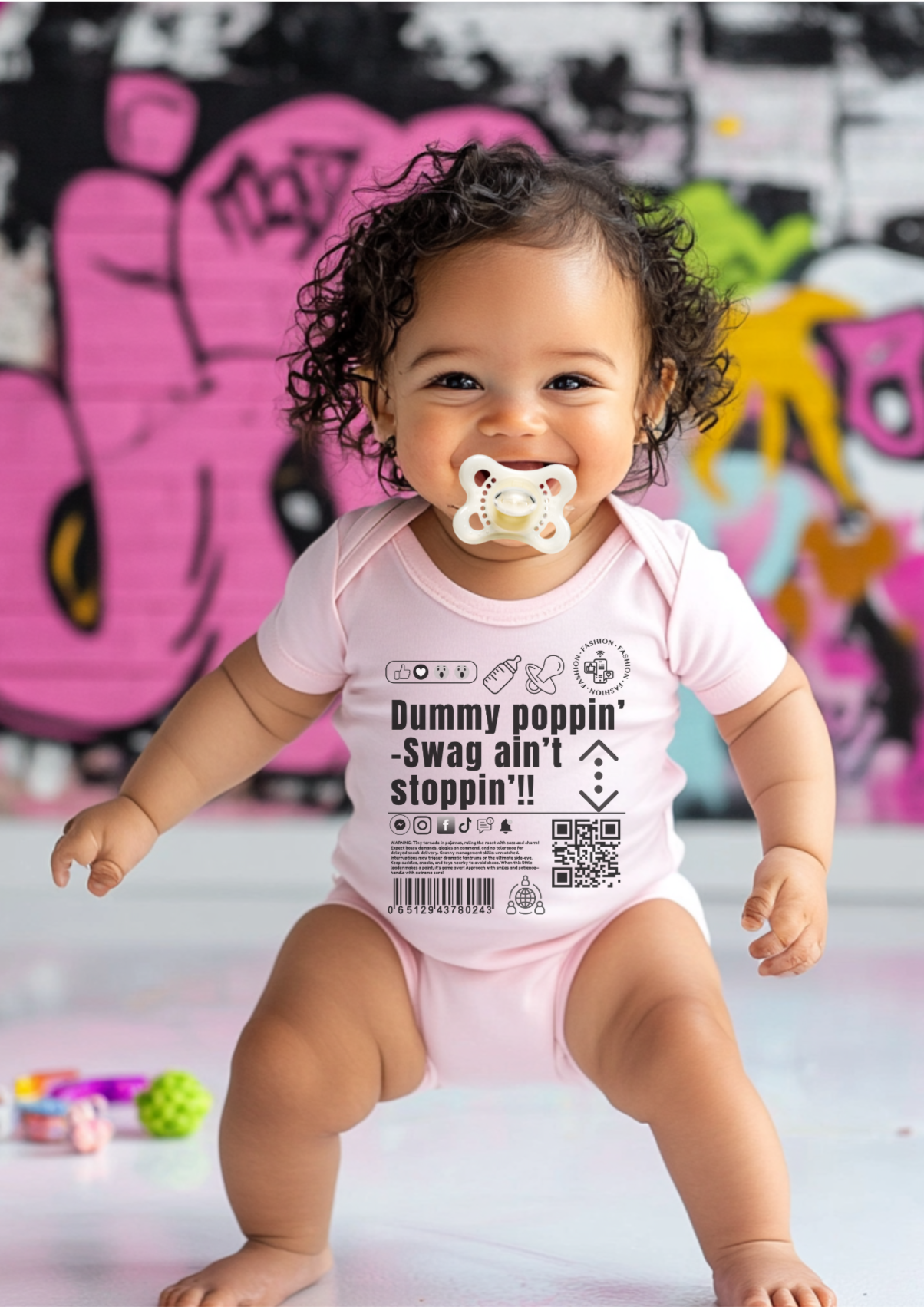 Virtuosoh Baby Dummy Poppin' Babysuit