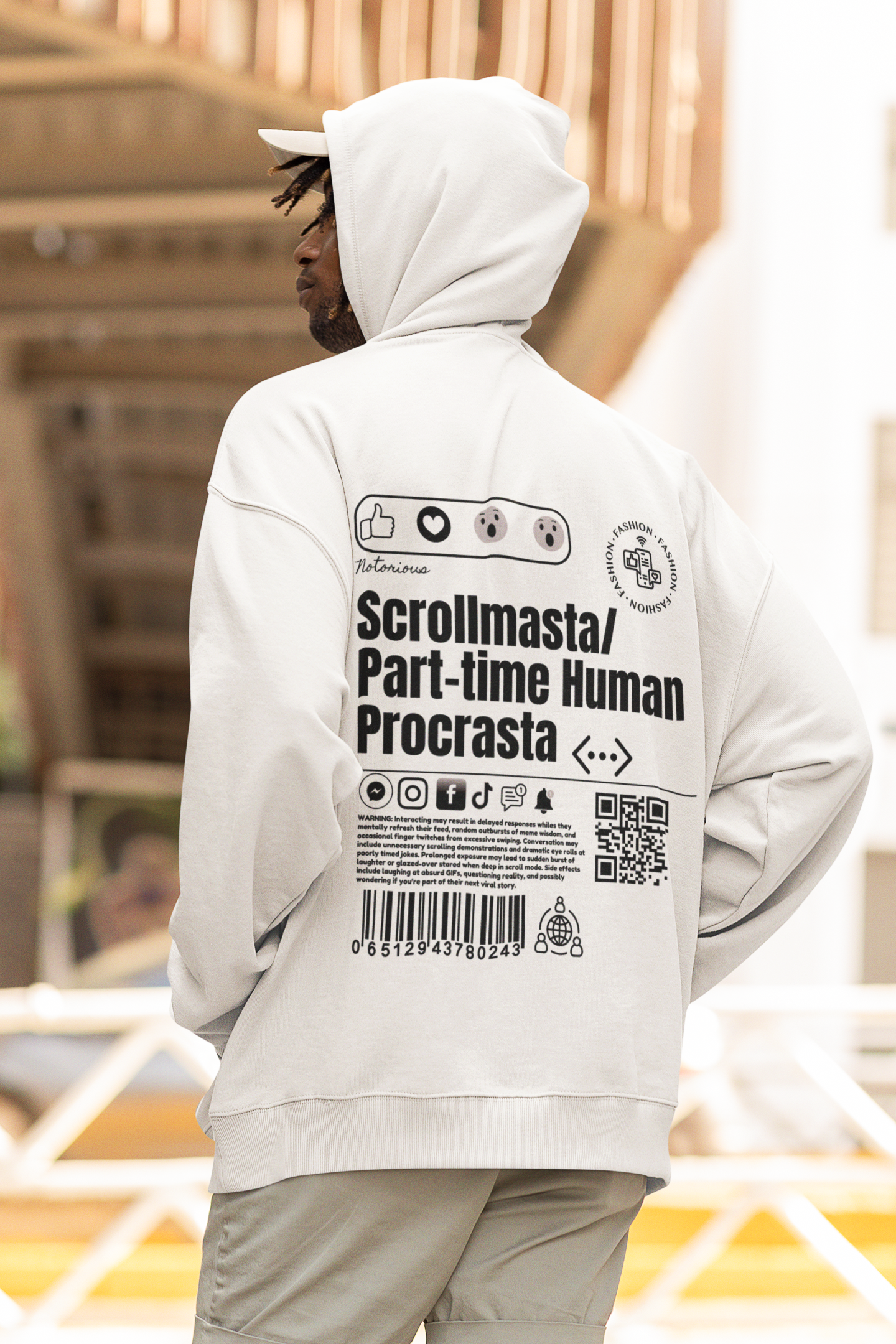 Virtuosoh Scrollmasta Unisex Zip Hoodie