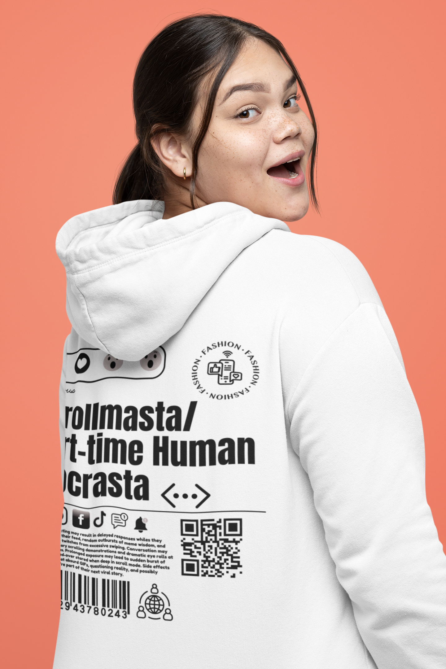 Virtuosoh Scrollmasta Unisex Zip Hoodie