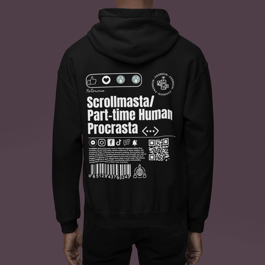 Virtuosoh Scrollmasta Unisex Zip Hoodie