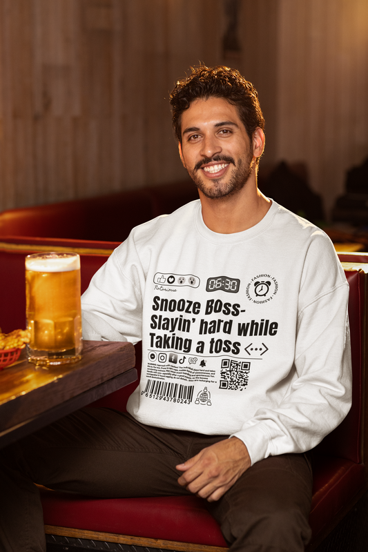 Virtuosoh Snooze Boss Unisex Sweatshirt
