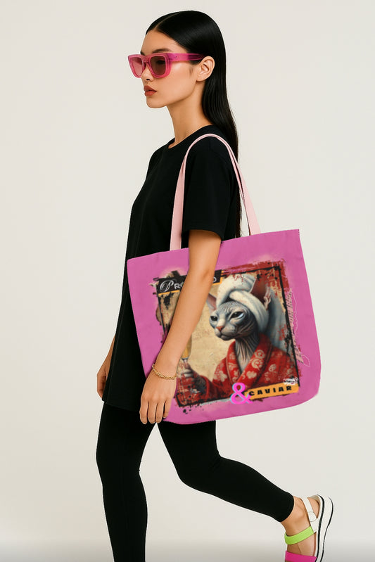 Virtuoso Canvas Tote Bag - Prosseco & Caviar