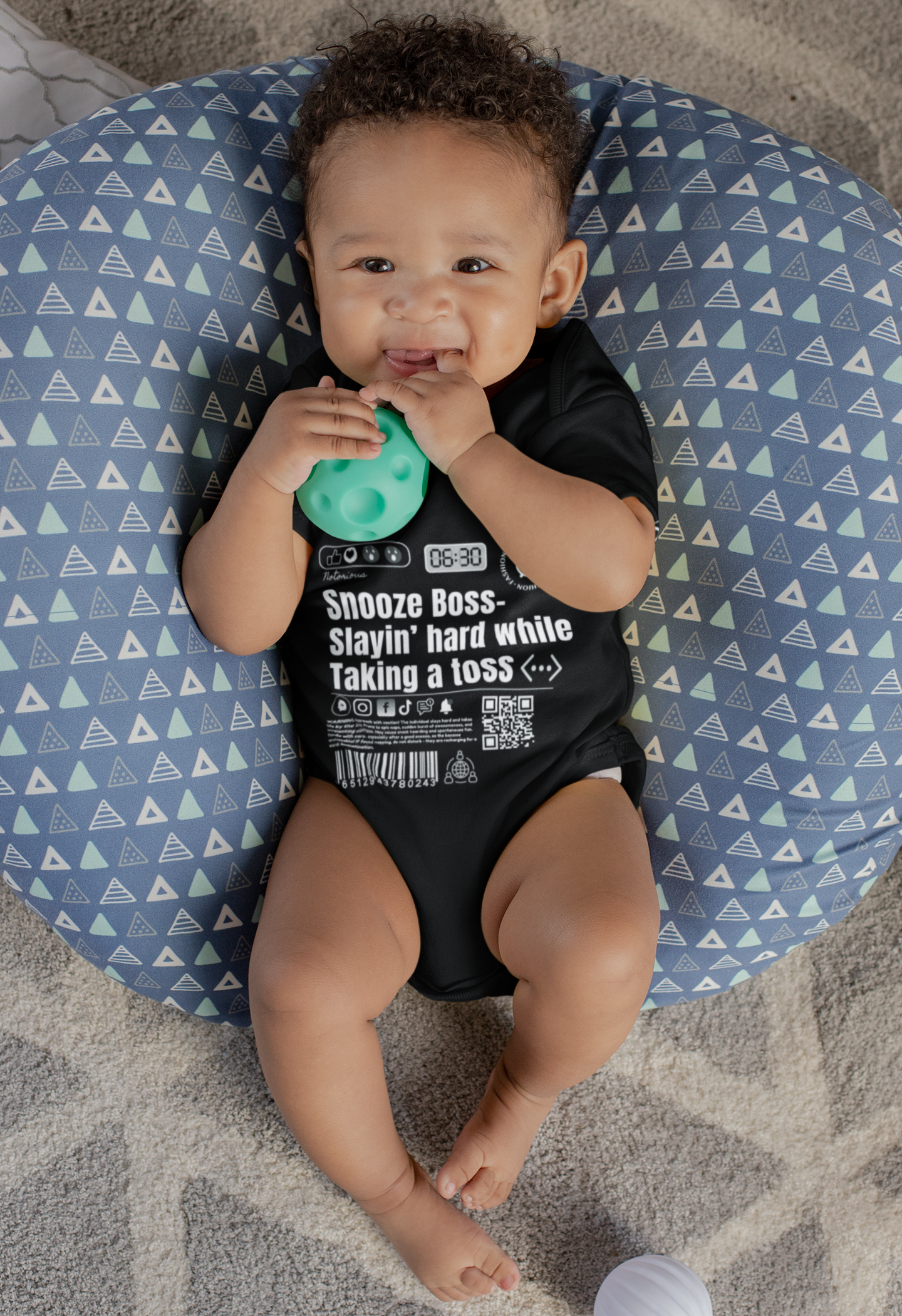 Virtuosoh Baby Snooze Boss Babysuit