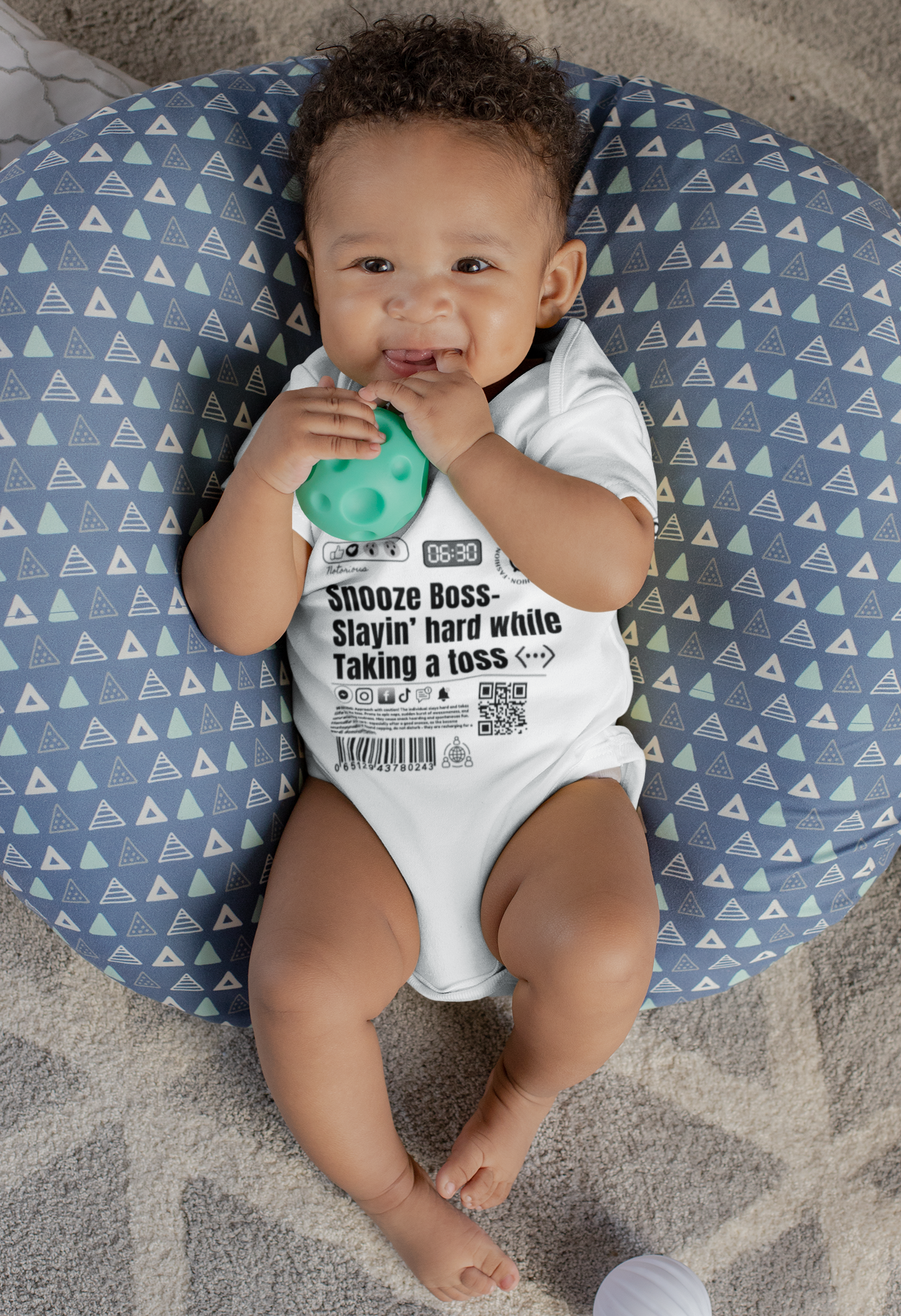 Virtuosoh Baby Snooze Boss Babysuit