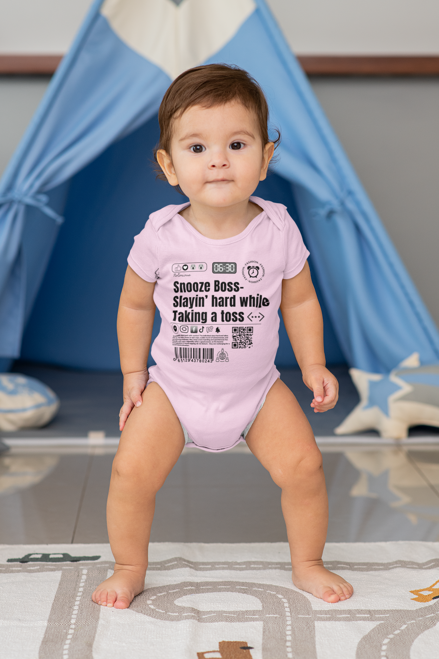 Virtuosoh Baby Snooze Boss Babysuit