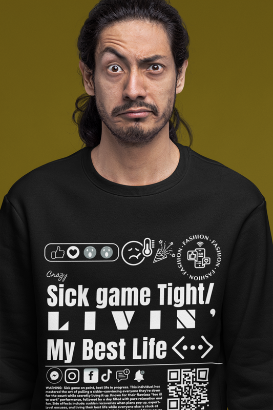 Virtuosoh Sick Game Tight Unisex Sweatshirt