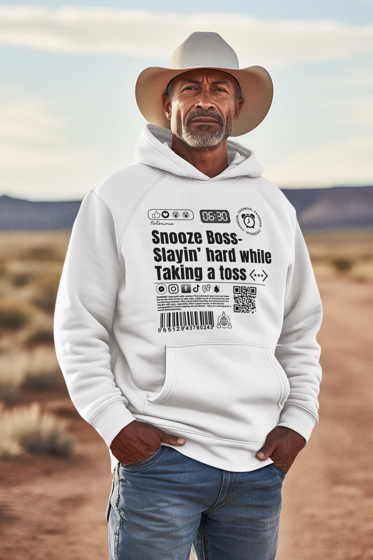 Virtuosoh Snooze Boss Unisex Hoodie